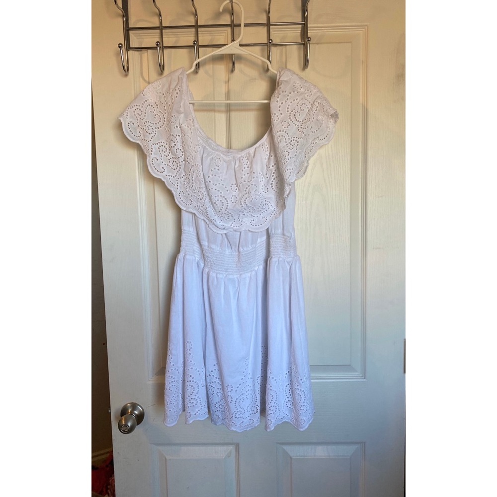 Off Shoulder White Dress